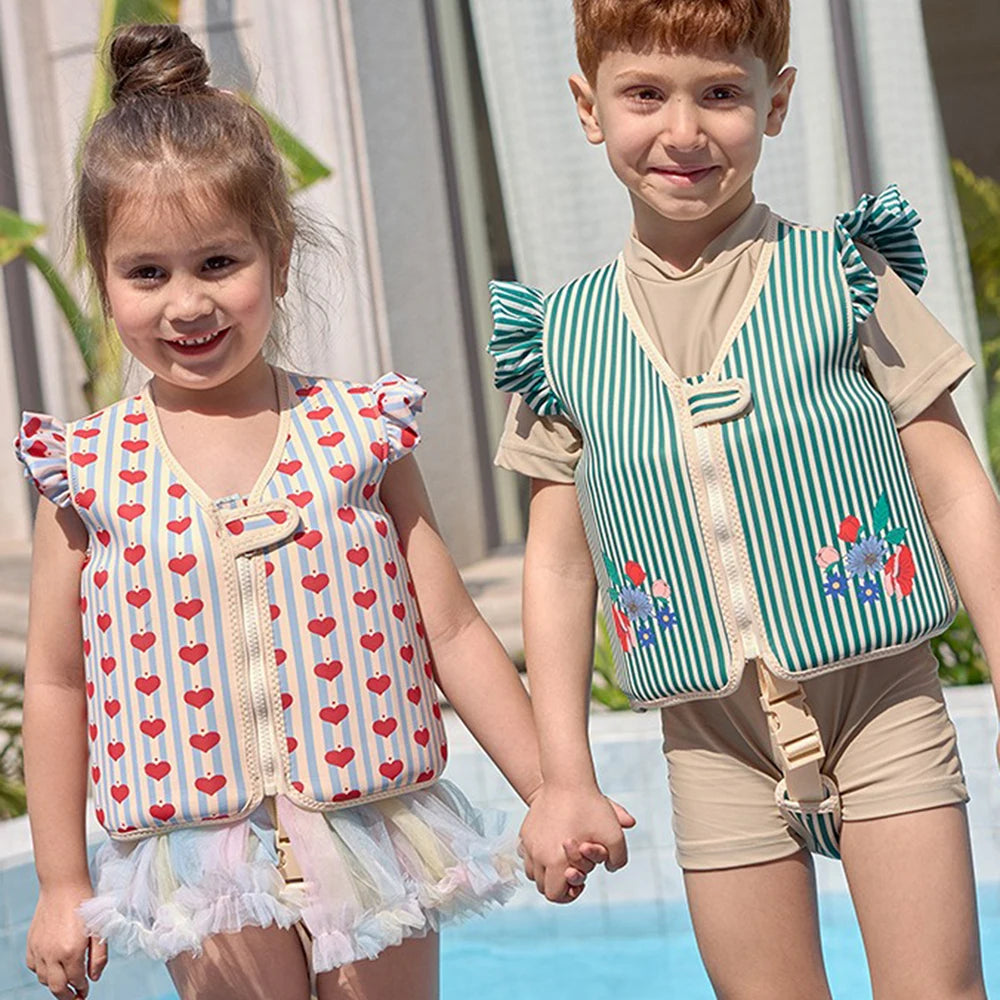 Protect Your Little One with Our Unisex Baby Sun Protection Swim Vest - Perfect for Kids Weighing 33-42 Lbs