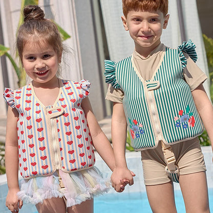 Protect Your Little One with Our Unisex Baby Sun Protection Swim Vest - Perfect for Kids Weighing 33-42 Lbs